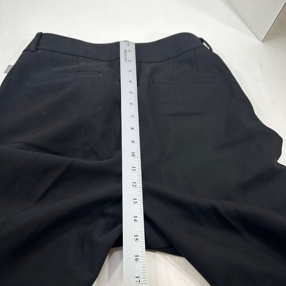 The Loft Women's Sz 12 Pant High Waist Straight Through Hip Black New With Tags - Picture 13 of 16